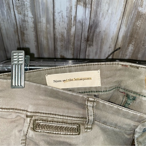 Anthro Pilcro Hyphen Shorts In Khaki - Picture 7 of 7